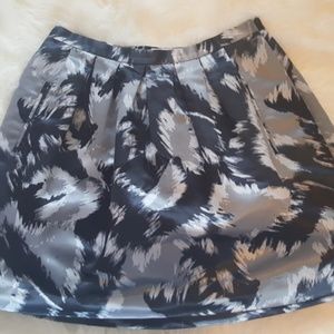 Grey Silk Bubble Skirt !EVERYTHING GOES!